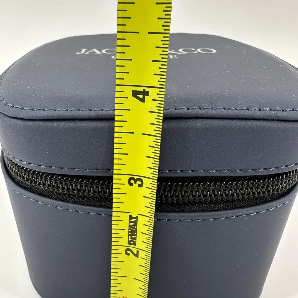 Jacob & Co. Genève Luxury Watch Travel Box - Navy Blue Leather Single Case NEW